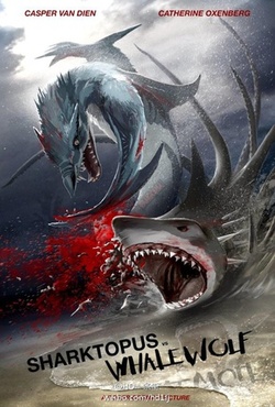 八爪狂鲨战鲸狼海报