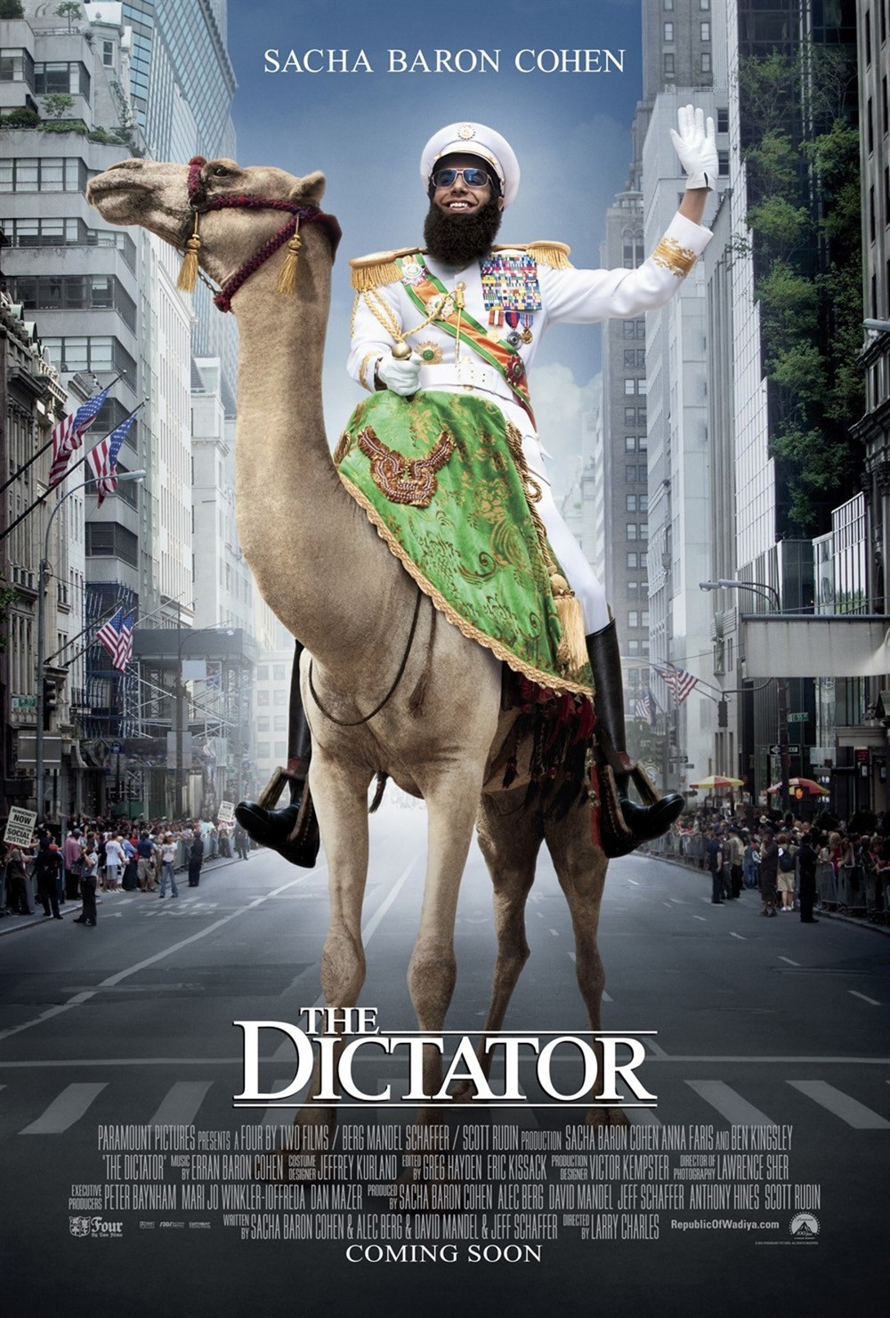 独裁者2012 海报